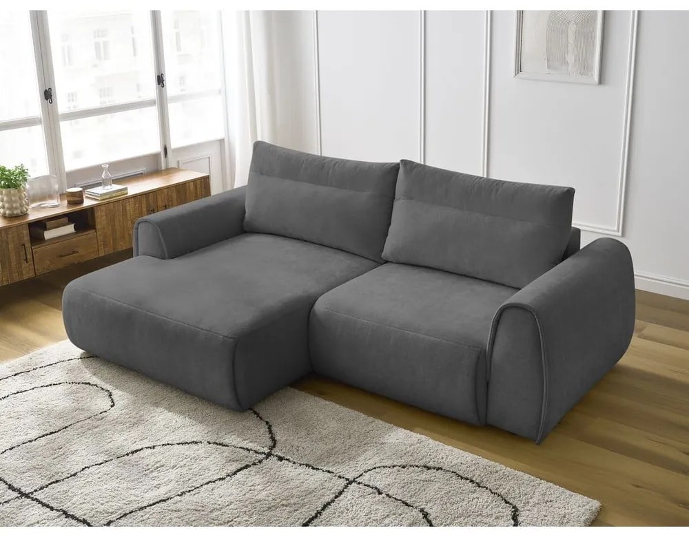 Sivá rohová pohovka Aden – Bobochic Paris