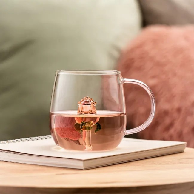 Šálka ROSADO s ružou 724565 400 ml