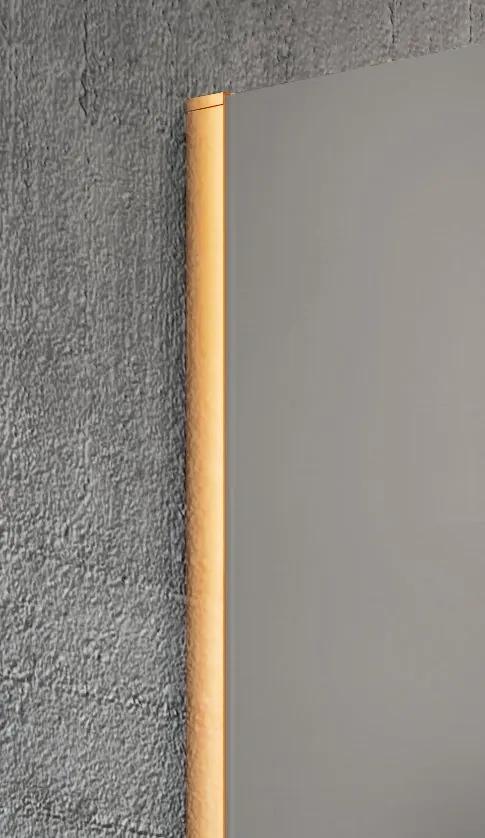 Gelco, VARIO GOLD jednodielna sprchová zástena na inštaláciu k stene, číre sklo, 1200 mm, GX1212GX1016