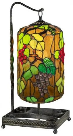 Dekoračná stolná Tiffany lampa GRAPE 45*Ø17