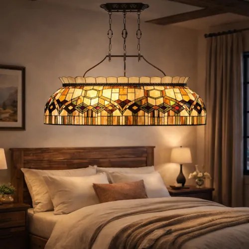 Vitráž tiffany lampa luster 115*36*130