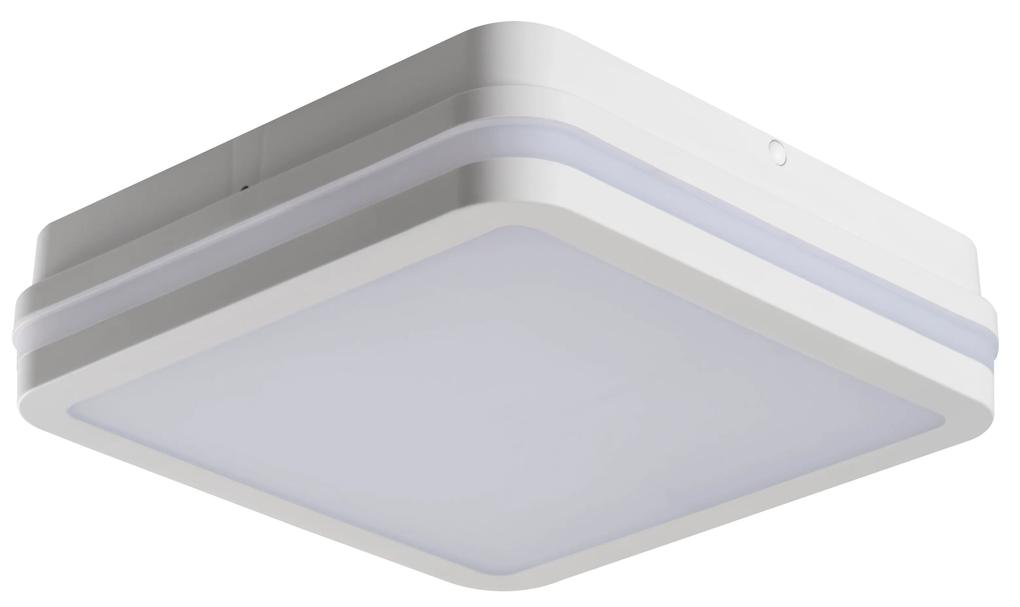 KANLUX Vonkajšie stropné prisadené LED osvetlenie DEVON, 18W, denná biela, hranaté, 22x22cm, biele