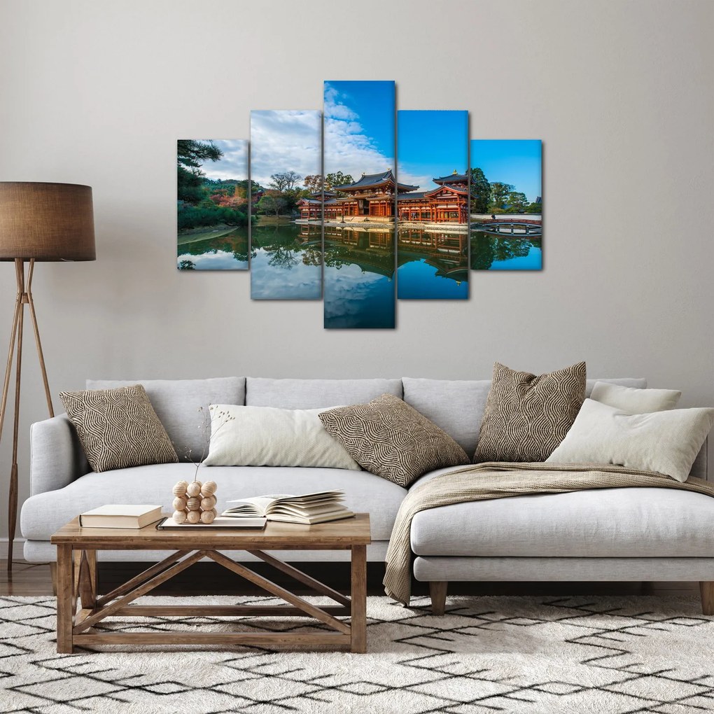 Obraz - Chrám Byodo-in, Japonsko (150x105 cm)
