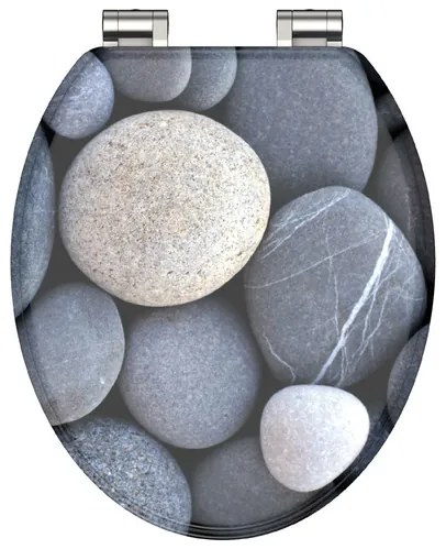 Schütte WC doska s pomalým spúšťaním (Šedé kamene)  (100335885)