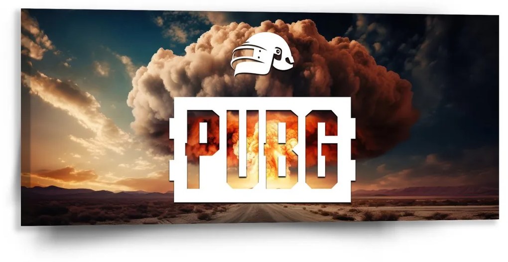 Sablio Obraz PUBG Explózia 1 - 110x50 cm