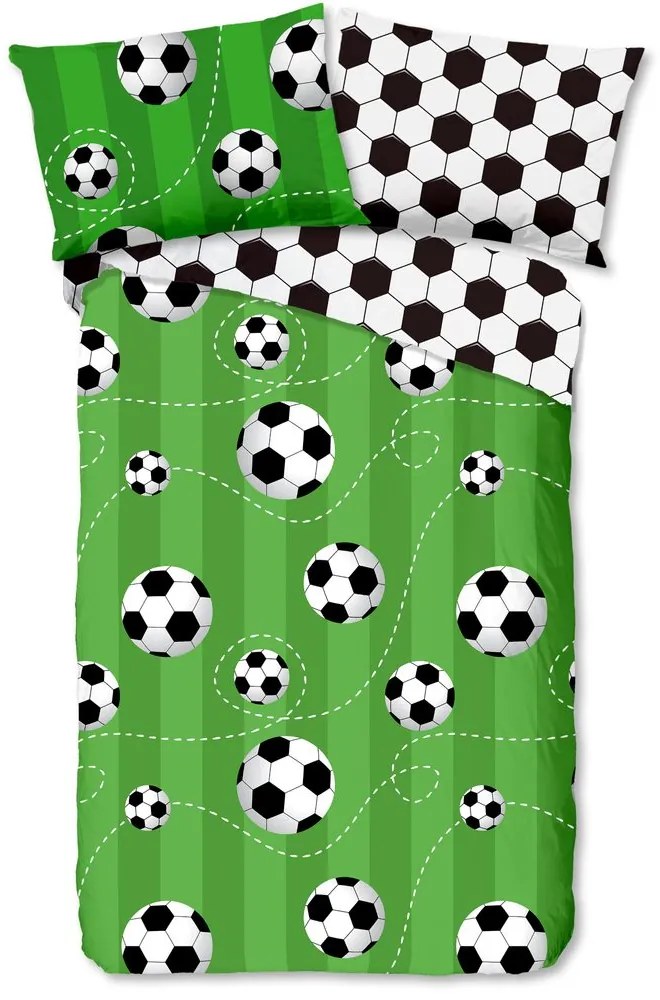 Good Morning Obliečky Good Morning 100% bavlna Soccer 140x200/70x90 cm