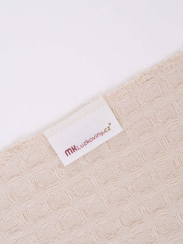 Vaflové kozmetické obrúsky (4 ks) - prírodná