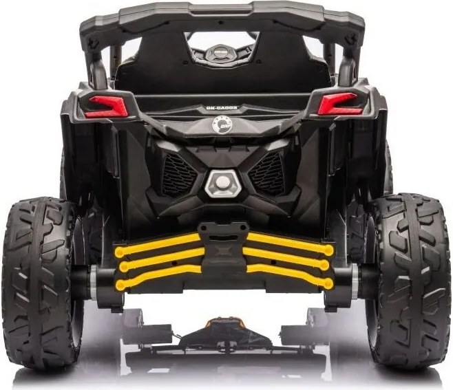 Baby Mix Detské elektrické autíčko Buggy Hornet, žltá