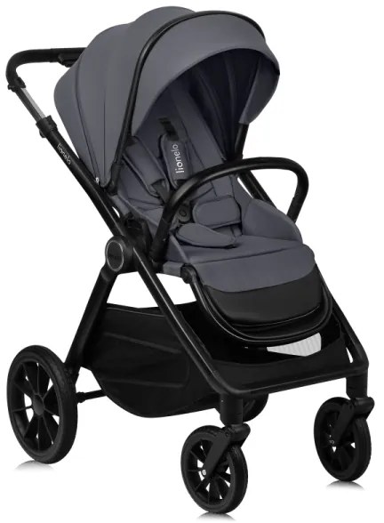 Lionelo - Kombinovaný kočík 3 v 1 LAYLA Grey Stone