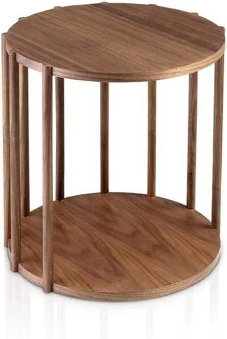 Príručný stolík z orechového dreva Ángel Cerdá Marta