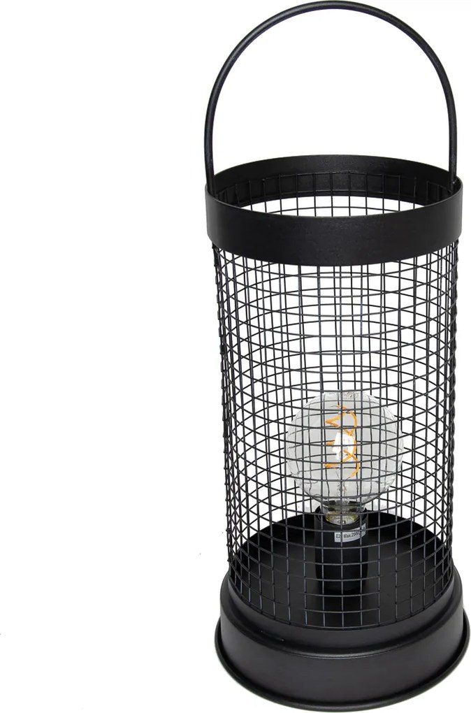 Moderná stolová lampa šedá 52 cm - Horario