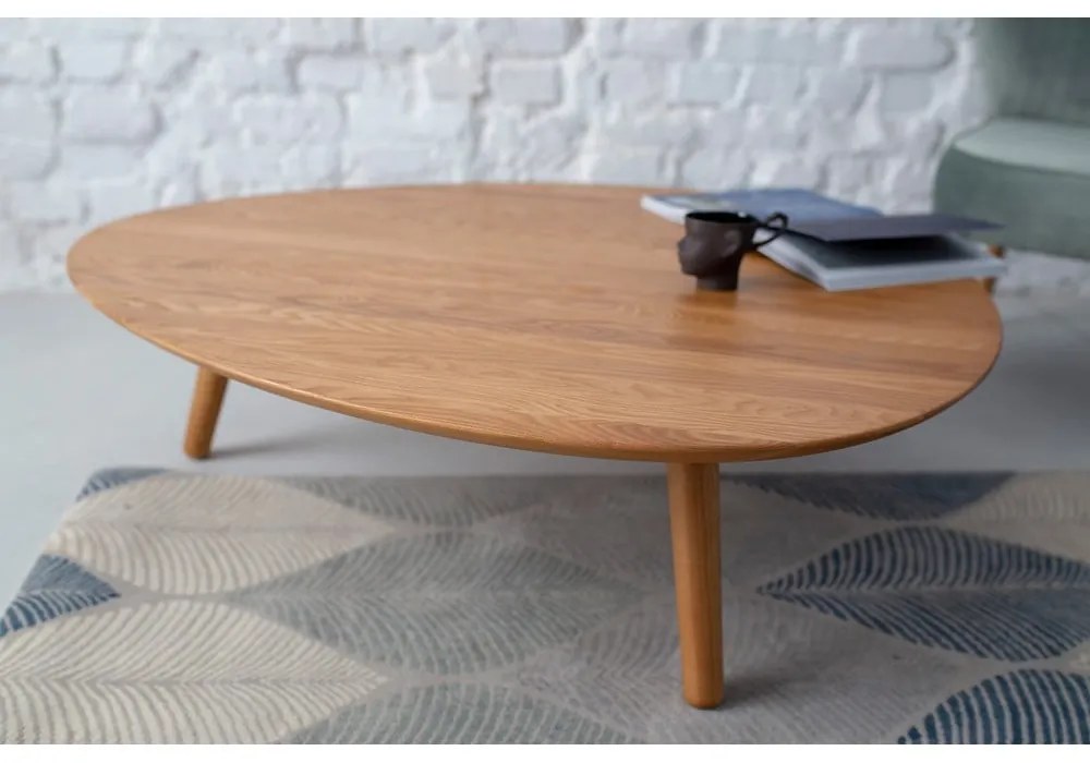 Konferenčný stolík z jaseňového dreva Ragaba Contrast Pick