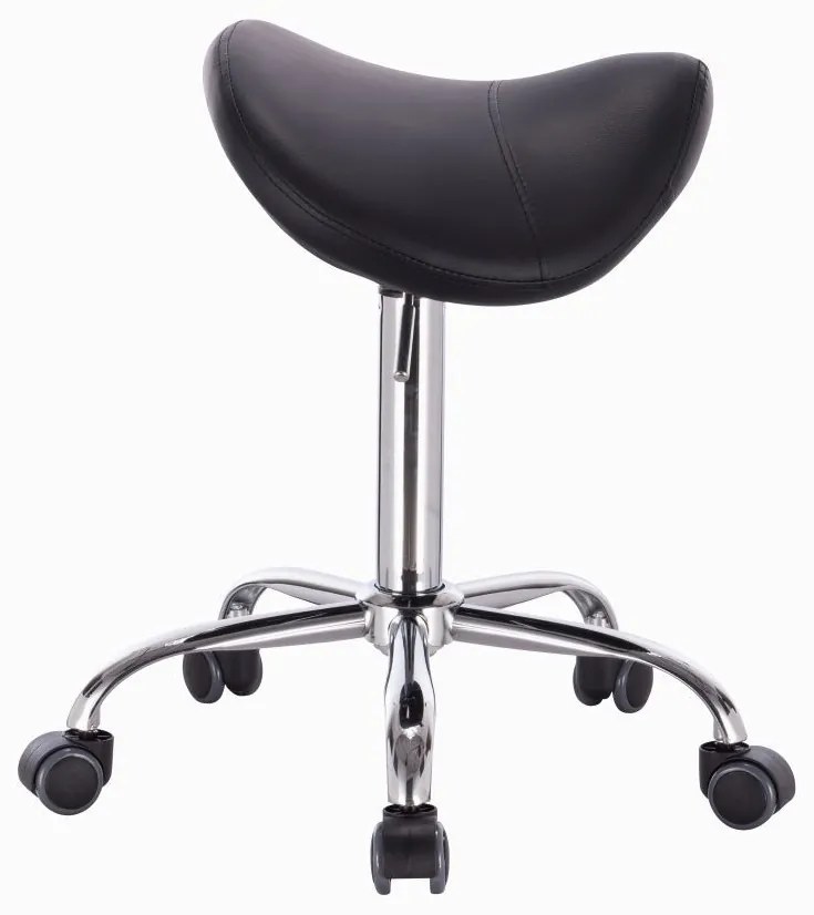 LuxuryForm DESIGN Kozmetický taburet BULL - čierny