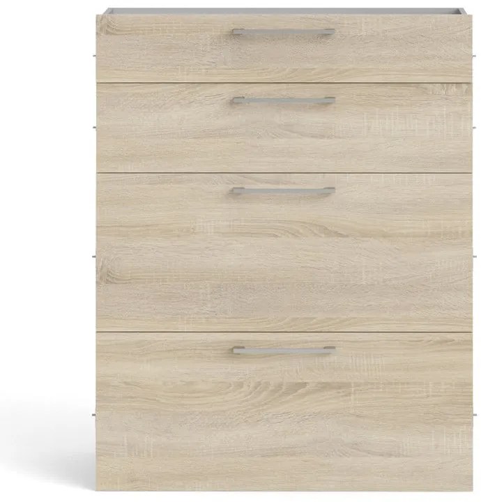 Komponent - zásuvky v dekore duba v prírodnej farbe 84x105 cm Prima - Tvilum