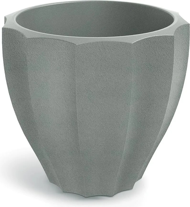 Kvetináč Ronas Rounde betónovo sivý