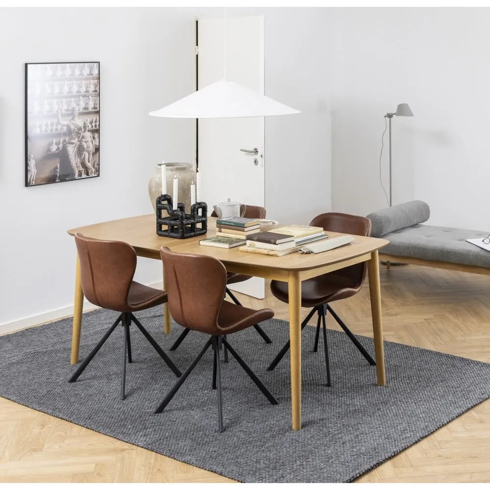 Rozkladací jedálenský stôl s doskou v dubovom dekore 180x90 cm Montreux - Actona