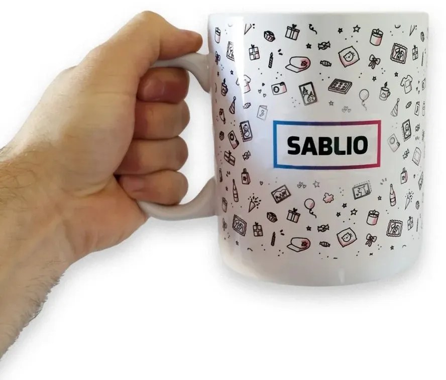 Sablio XXL Hrnček s vlastnou potlačou - 890 ml