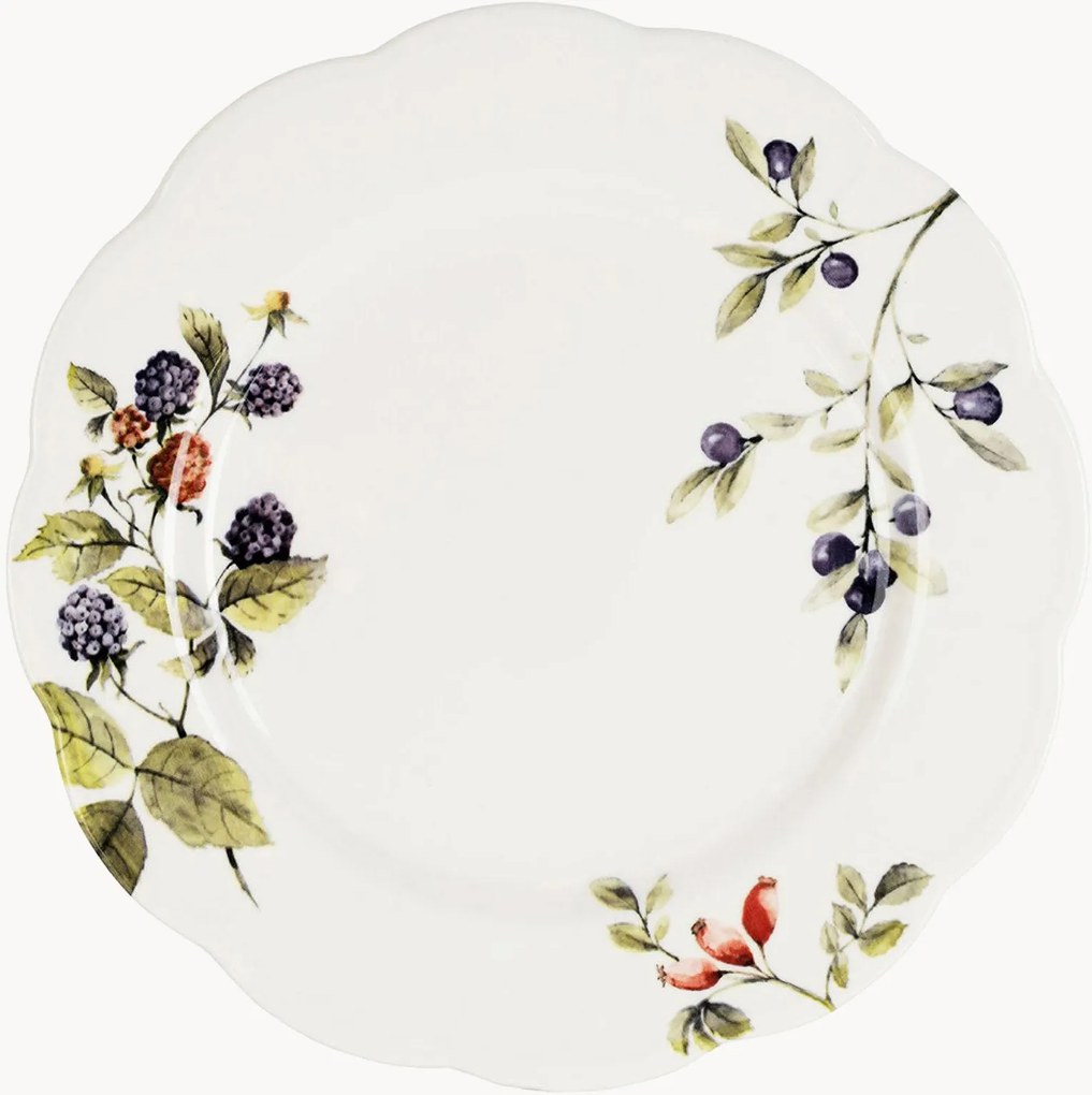 Keramické plytké taniere Meredith, 6 ks