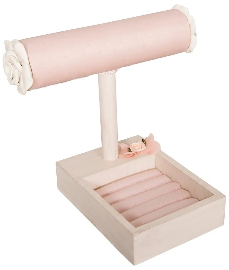 Ružový stojan na šperky Antic Line Romatique