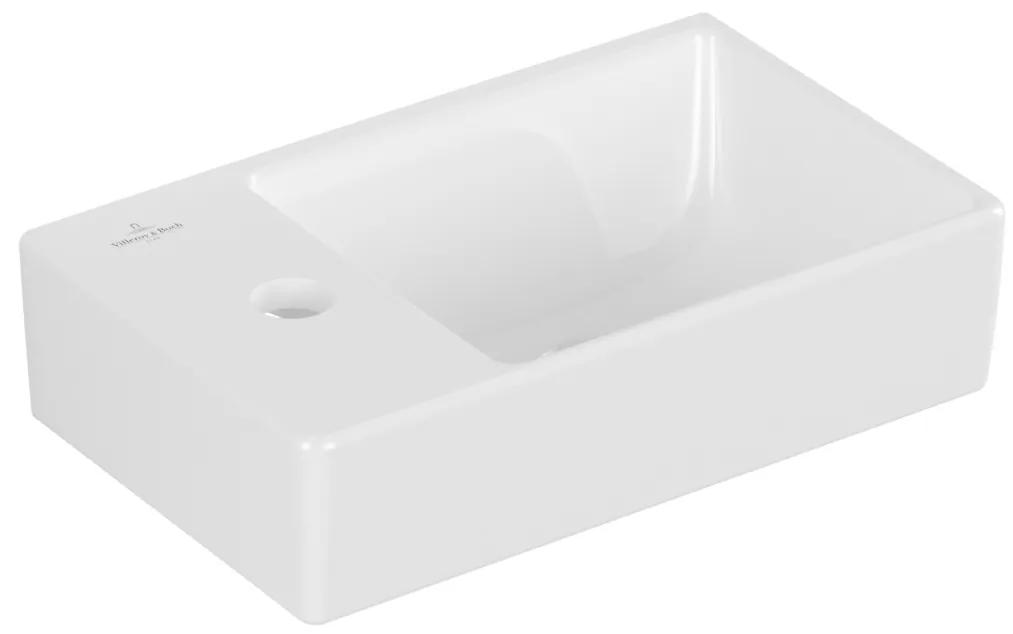 Villeroy & Boch Avento - Umývadielko 360x220 mm, bez prepadu, alpská biela CeramicPlus 43003RR1