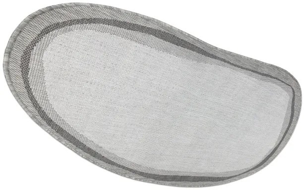 Koberec ORGANIC 2125 / krémový / sivý / naturálny