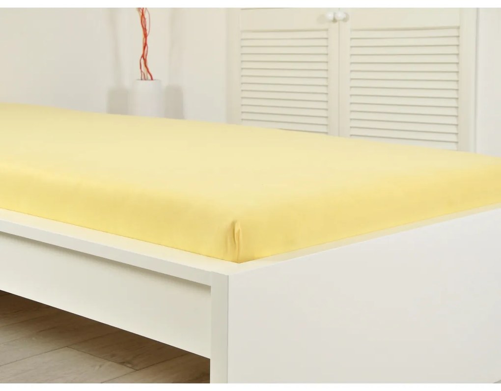 4Home jersey prestieradlo Ideál žltá, 70 x 140 cm
