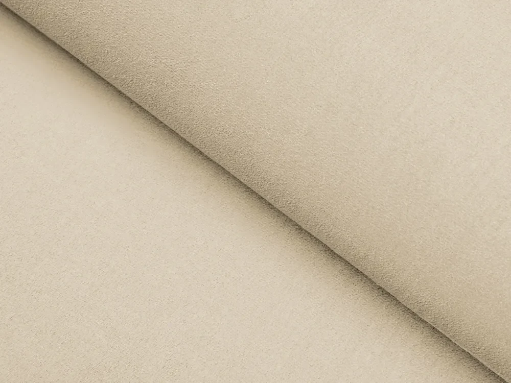 Biante Okrúhly obrus/imitácia brúsenej kože Alcantara ALC-007 Krémovo béžový Ø 140 cm
