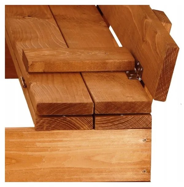 SPRINGOS Detské pieskovisko s krytom 98x98 cm SPRINGOS + podložka