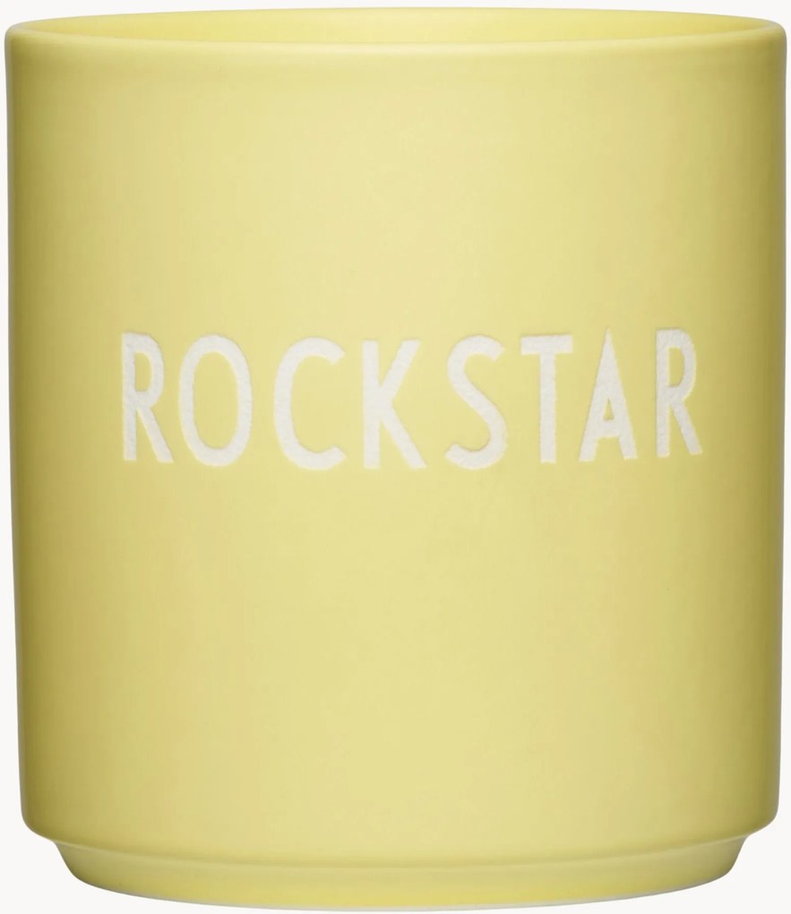Hrnček's nápisom Favourite Rockstar