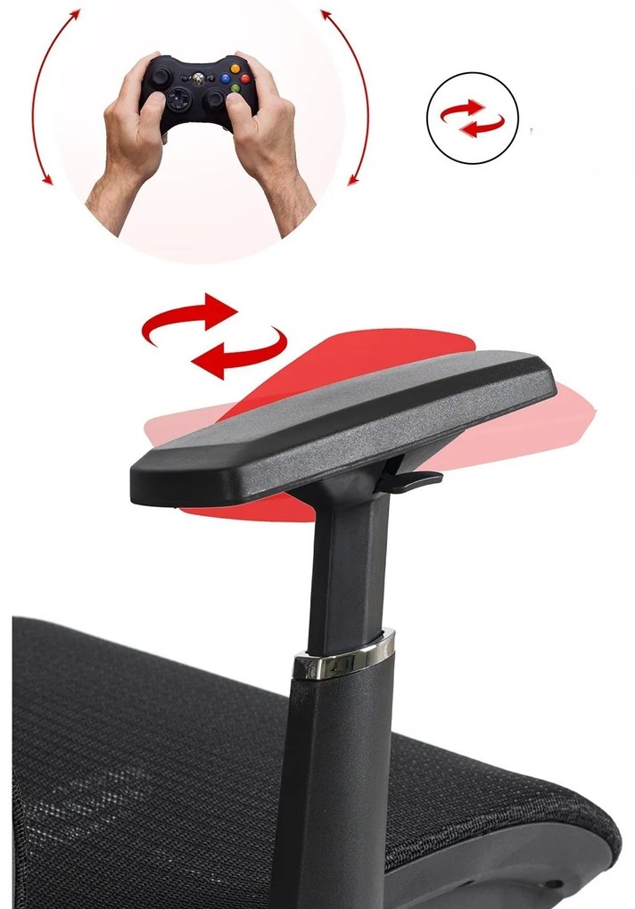 Kancelárska stolička Litos čierna