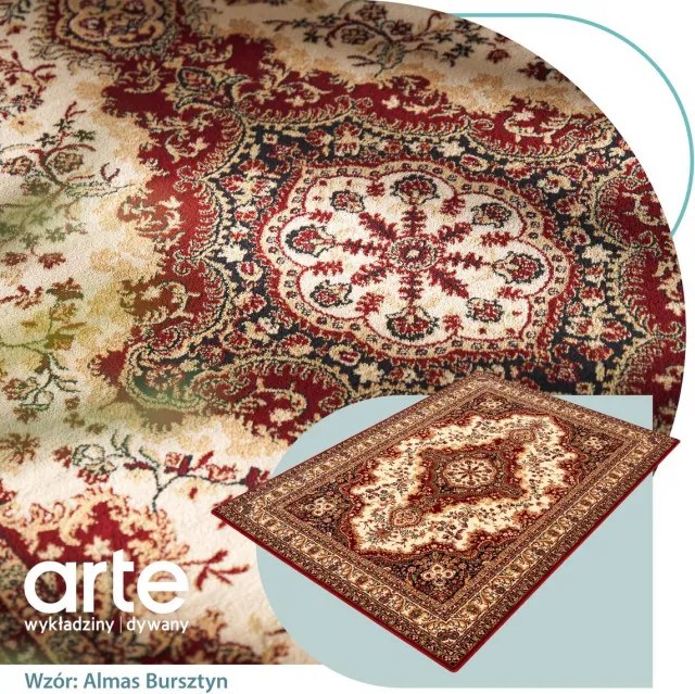 Koberec Agnella Isfahan Almas Bursztyn