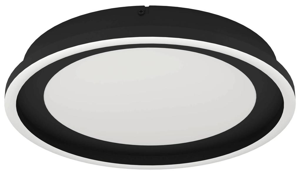 EGLO LED stropné svetlo na diaľkové ovládanie CALAGRANO, teplá-studená biela, čierne