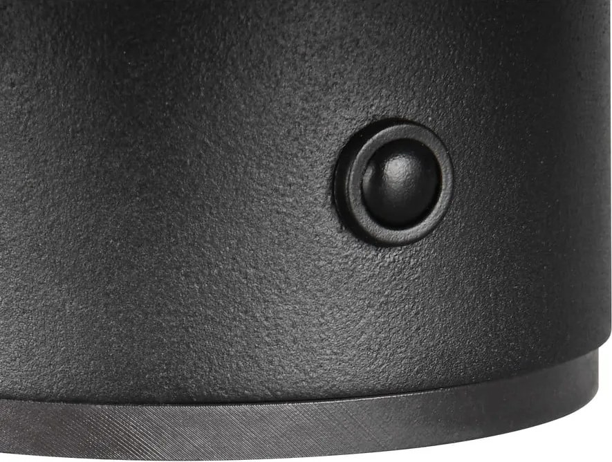 Matne čierne LED nástenné svietidlo na USB Davey – Trio