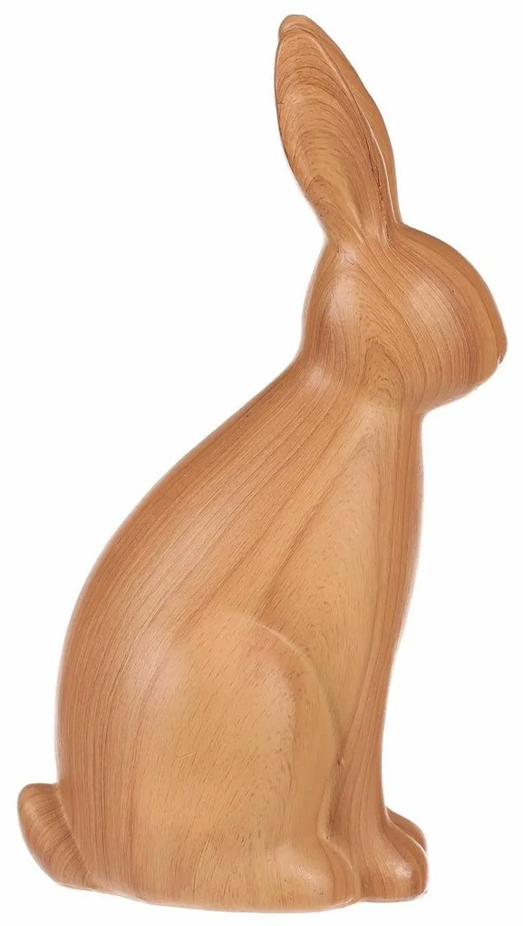 Polyresinová dekorácia Zajac, veľká figúrka, 12 x 7 x 21 cm