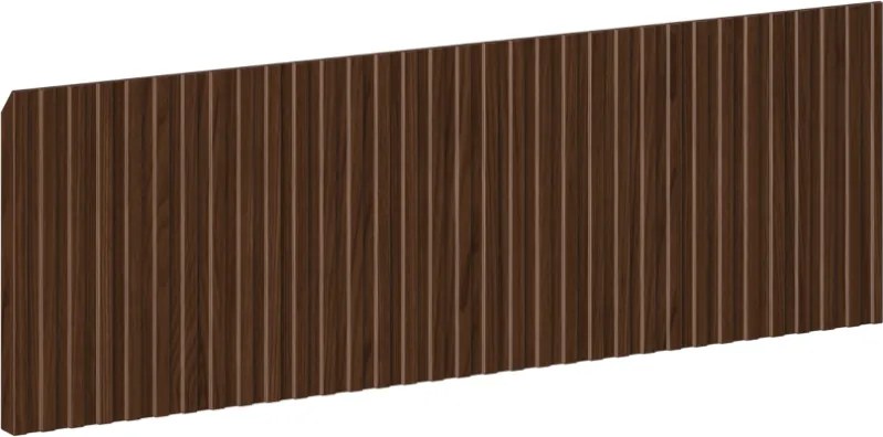 Mexen Mexen, Rýhované čelo pre korpus kúpeľňovej skrinky 70 x 20 cm, orech, 91A20-0700-235-1-86