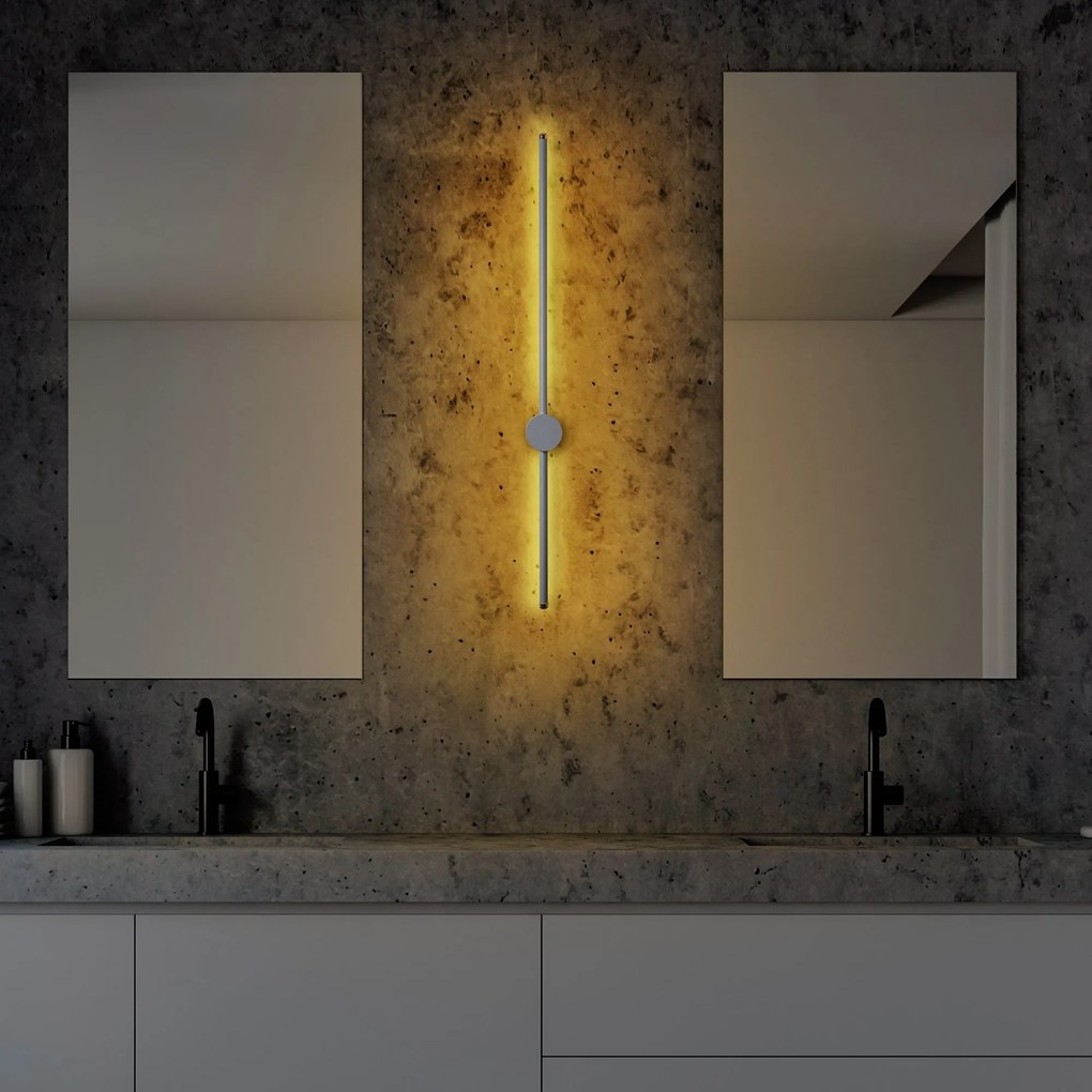 Nástěnné LED svítidlo Sword II šedé