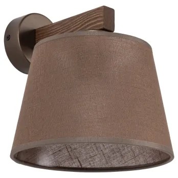 Brilagi - Nástenné svietidlo LATTE 1xE27/15W/230V borovica/hnedá