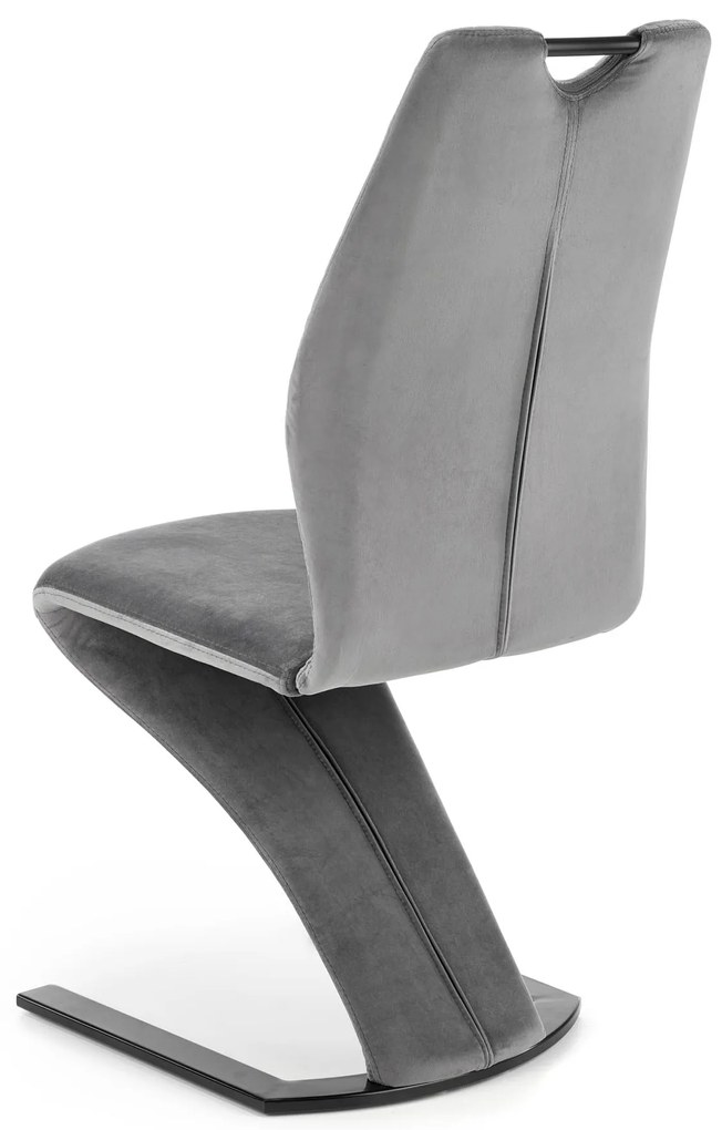 Jedálenská stolička Kerga (sivá + čierna). Vlastná spoľahlivá doprava až k Vám domov. 1028074
