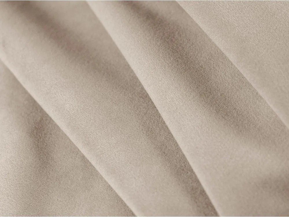 Béžová čalúnená dvojlôžková posteľ s úložným priestorom s roštom 180x200 cm Mount – Micadoni