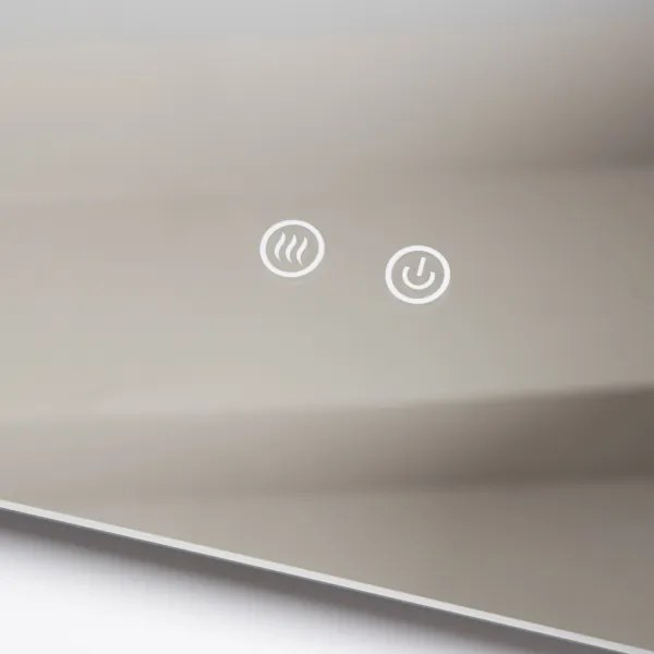 Brilagi - LED stmievateľné kúpeľňové vyhrievané zrkadlo s podsvietením DIANA LED/13W/230V 40x60 cm IP44