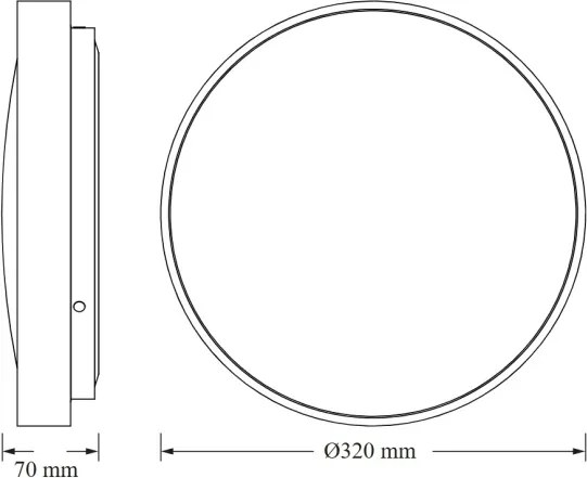 Osram - LED stropné svietidlo CEILING LUXO LED/18W/230V, priemer 32 cm, zlaté