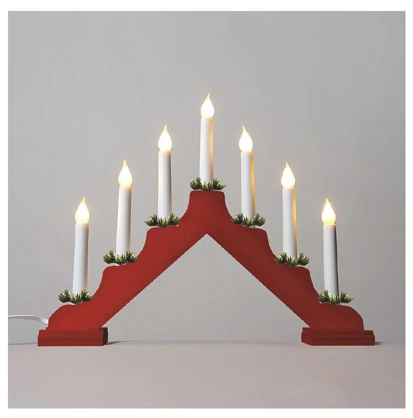 Vianočný svietnik FILAMENT 7xE10/0,2W/230V