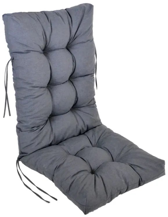 Vankúš pre vysokú stoličku PREMIUM 120 x 50 cm, tmavosivý