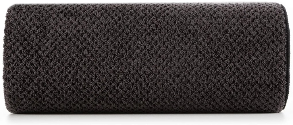 RÝCHLOSCHNÚCI UTERÁK Z MIKROVLÁKNA ZOE1 70X140 CM TMAVOSIVÁ