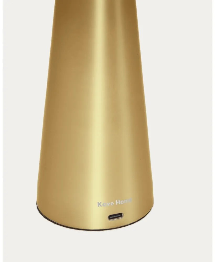 LED prenosné vonkajšie svietidlo so stmievačom na USB ø 10 cm Arenys – Kave Home