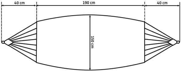 Hojdacia sieť 400256 pletená