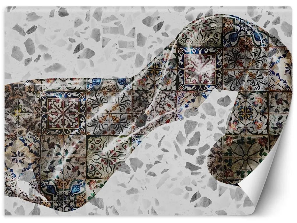 Fototapeta, Abstraktní 3d saténová tkanina - 368x254 cm