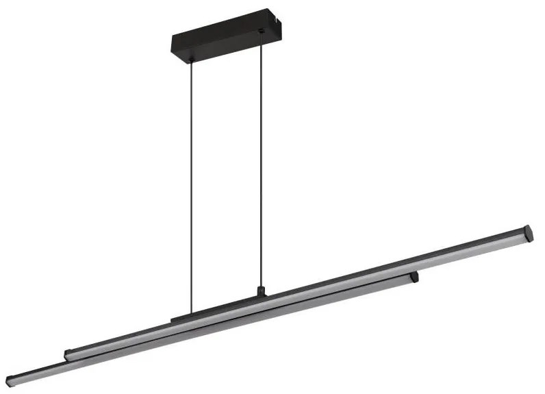 Globo 67342-24H - LED Luster na lanku KIRINA LED/24W/230V 3000K čierna