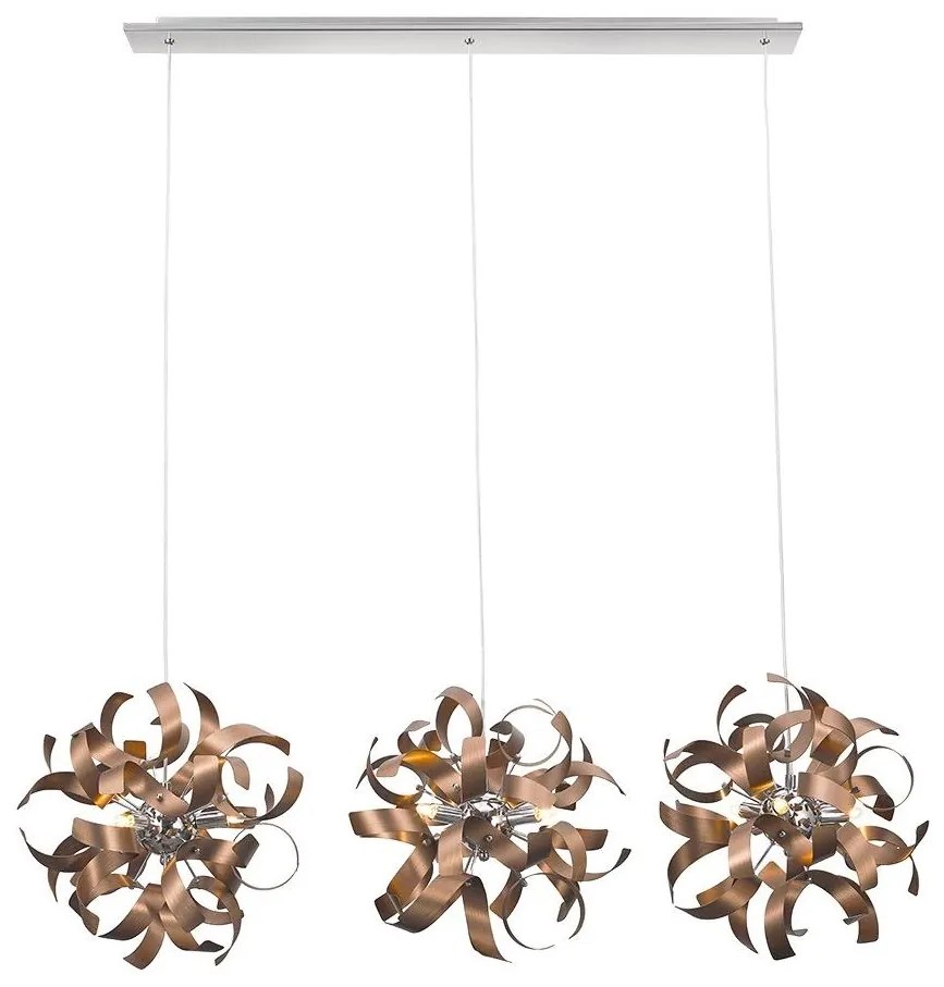 Luxera 64421 - Luster na lanku RIBBON 3xG9/33W/230V