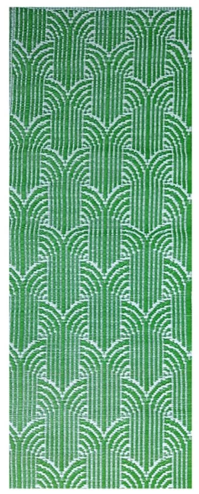 Esschert Design Koberec Holly, 68x125,5 cm, zelená